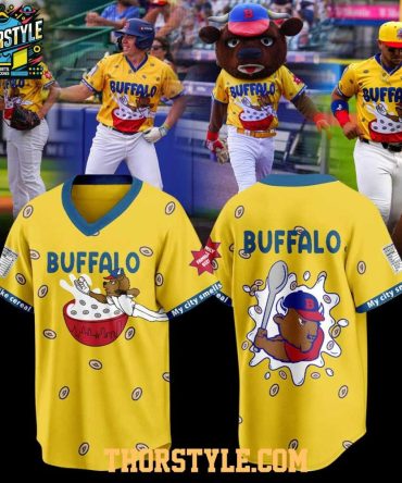 Buffalo Bisons Cereal Sub Blank 2026 Night Personalized Baseball Jersey Yellow