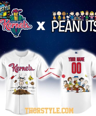 Cedar Rapids Kernels Peanuts Night 2026 Minor League Personalized Jersey