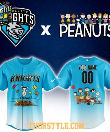 Charlotte Knights Peanuts Night Milb 2026 Personalized Baseball Jersey