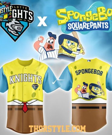 Charlotte Knights Spongebob Night 2026 Milb Game Baseball Jersey