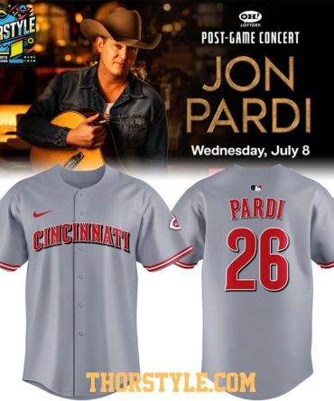 Cincinnati Reds X Jon Pardi 2026 Concert Night Baseball Jersey