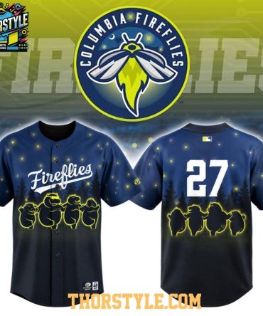 Columbia Fireflies 108 Fireflies Syncronized Hippos 2026 Night Baseball Jersey