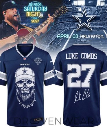 Dallas Cowboys X Luke Combs My Kinda Saturday Night Tour 2027 Jersey