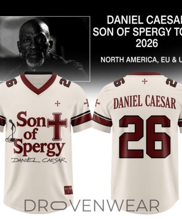 Daniel Caesar - Son Of Spergy Tour Limited Football Jersey