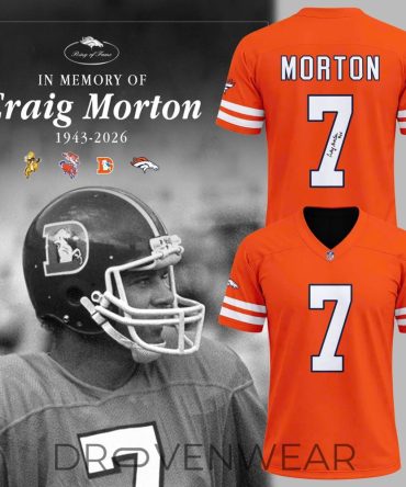 Denver Broncos Craig Morton Tribute Limited Football Jersey