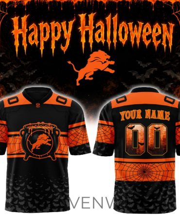 Detroit Football X Halloween Day 2026 Jersey Custom