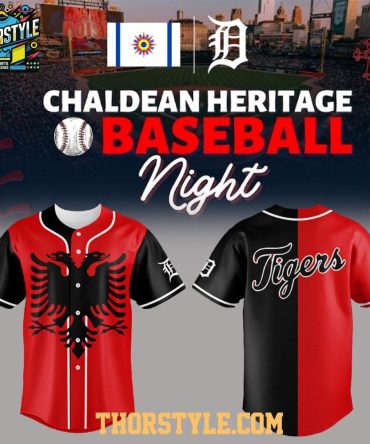 Detroit Tigers X Chaldean Heritage 2026 Day Personalized Baseball Jersey