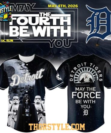 Detroit Tigers X Star Wars 2026 May The Force Be With You Night Baseball Jersey