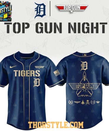 Detroit Tigers X Top Gun 2026 Comeback Night Baseball Jersey