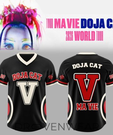 Doja Cat Ma Vie World Tour 2026 Exclusive Football Jersey