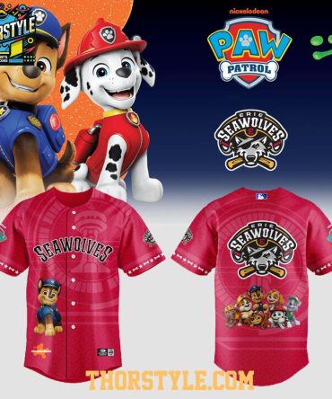 Erie Seawolves Paw Patrol Adventure 2026 Night Personalized Milb Jersey
