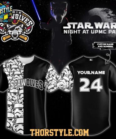 Erie Seawolves Star Wars Night At Upmc Park 2026 Game Baseball Jersey
