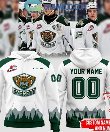 Everett Silvertips Foreverett Go Get 'Em Personalized Hoodie T-Shirt