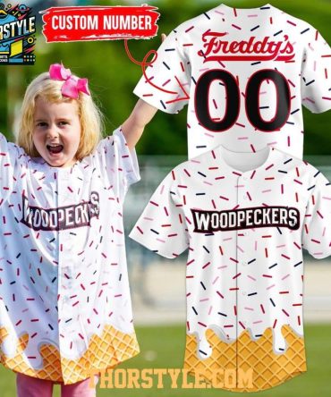 Fayetteville Woodpeckers 2026 Ice Cream Personalized Baseball Jersey