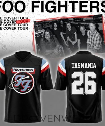 Foo Fighters Take Cover Tour 2026 Limited Edition Football Jersey