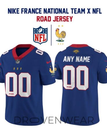 France Football Federation X Nfl Special Road Jersey
