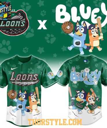 Great Lakes Loons Bluey Night 2026 Milb Game Baseball Jersey