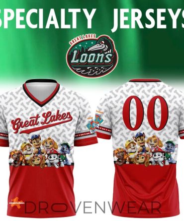 Great Lakes Loons X Paw Patrol Night 2026 Special Jersey Shirt