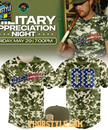 Greensboro Grasshoppers Military Appreciation 2026 Honor Baseball Jersey