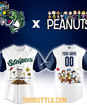 Gwinnett Strippers Peanuts Night Milb 2026 Personalized Baseball Jersey