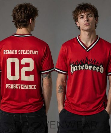 Hatebreed The Summer Slaughter Tour 2026 Remain Steadfast Perseverance Special Football Jersey