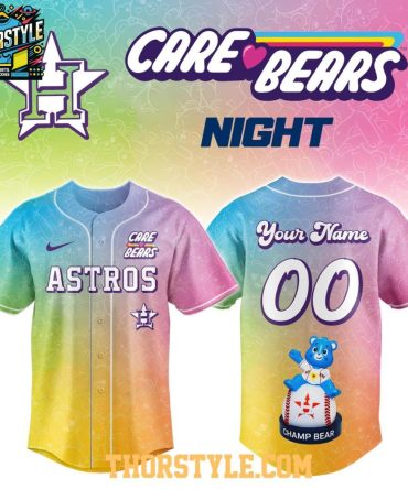 Houston Astros Care Bears Day 2026 Livin' The Fun Life Baseball Jersey