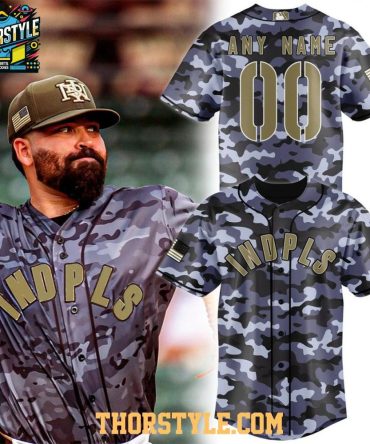 Indianapolis Indians 2026 Memorial Day Digital Camo Personalized Baseball Jersey