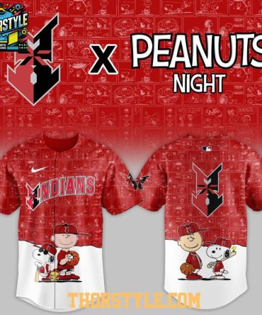 Indianapolis Indians X Peanuts Night Milb 2026 Baseball Jersey