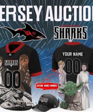 Jacksonville Sharks Star Wars Night Football Jersey