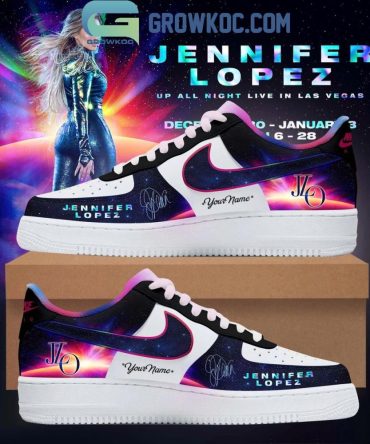 Jennifer Lopez Up All Night Live In Las Vegas Air Force 1 Shoes
