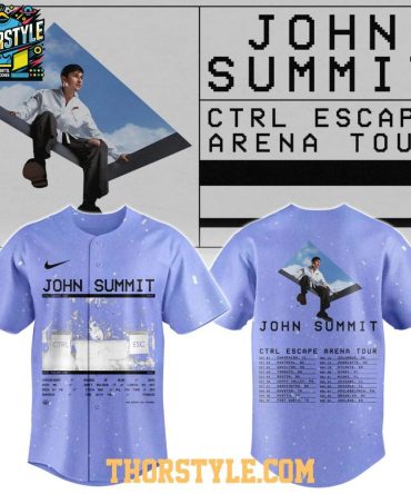 John Summit Ctrl Escape Arena Tour 2026 Celestial Blue X Mineral Wash Jersey