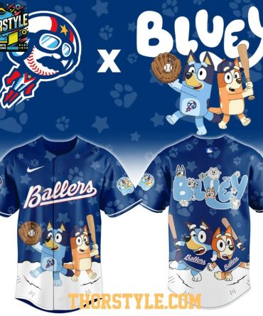 Kannapolis Cannon Ballers Bluey Night 2026 Minor Game Baseball Jersey