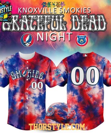 Knoxville Smokies X Grateful Dead Night 2026 Personalized Baseball Jersey