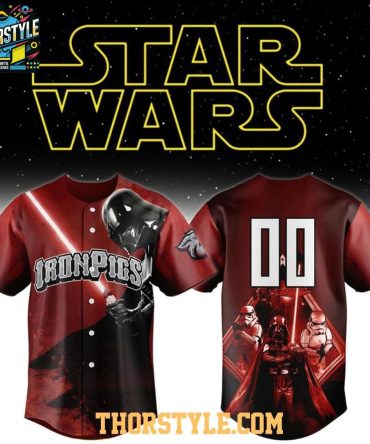 Lehigh Valley Ironpigs Star Wars 2026 Dark Side Pesonalized Baseball Jersey