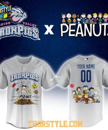 Lehigh Valley Ironpigs Peanuts Night Milb 2026 Personalized Baseball Jersey
