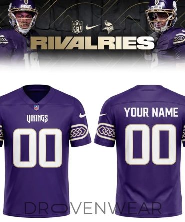 Limited Edition Minnesota Vikings Rivalries Football Jersey Custom Name And Number Jersey