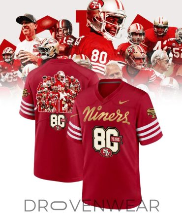 Limited Edition San Francisco 49Ers 80Th Anniversary Football Jersey