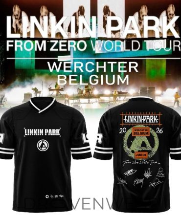 Linkin Park Brought Their From Zero World Tour To Festivalpark In Werchter, Belgium Football Jersey