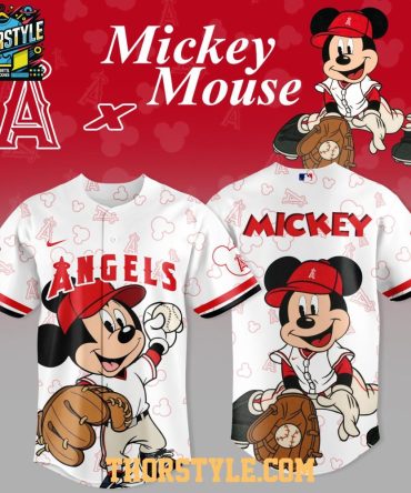 Los Angeles Angels Mickey Mouse 2026 Night Mlb Crossover Baseball Jersey