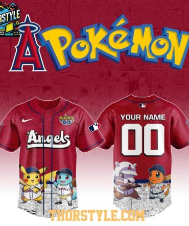 Los Angeles Angels Pokemon Go 2026 Game Custom Baseball Jersey