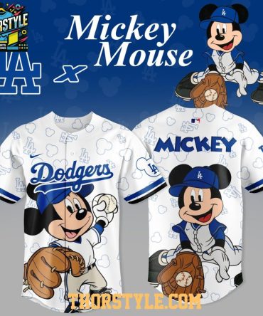 Los Angeles Dodgers Mickey Mouse 2026 Night Mlb Crossover Baseball Jersey