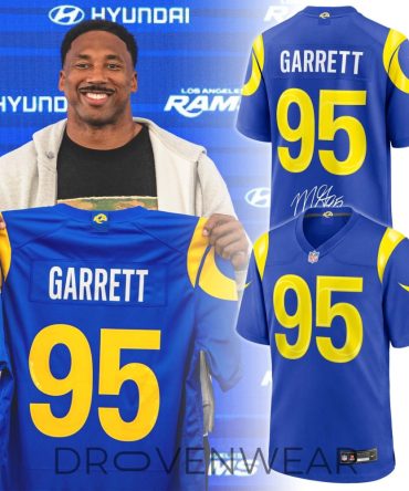 Los Angeles Rams Garrett #95 Signature Football Jersey
