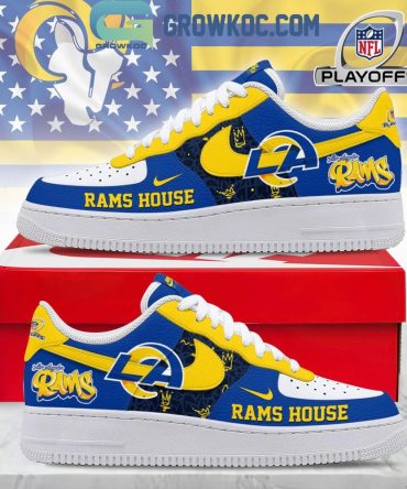 Los Angeles Rams Nfl Playoffs Rams House Air Force 1 Shoes