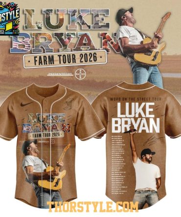 Luke Bryan The Word On The Street Tour 2026 Farm Tour Baseball Jersey