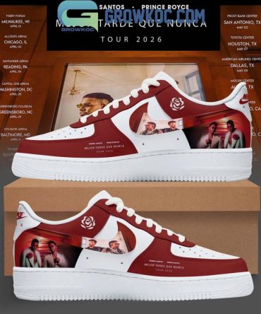 Mejor Tarde Que Nunca Us & Uk Tour Air Force 1 Shoes
