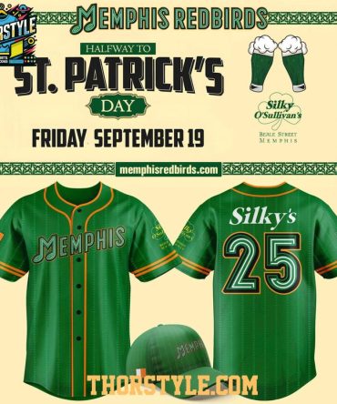 Memphis Redbirds St. Patrick'S Day 2026 Personalized Baseball Jersey