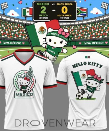 Mexico Soccer X Hello Kitty Wc26 White Fan Shirt