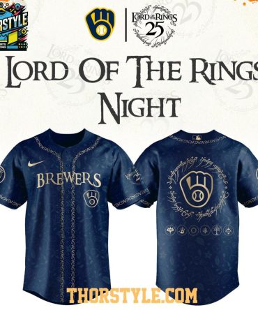Milwaukee Brewers The Lord Of The Rings Night X Mlb Game 2026 Jersey