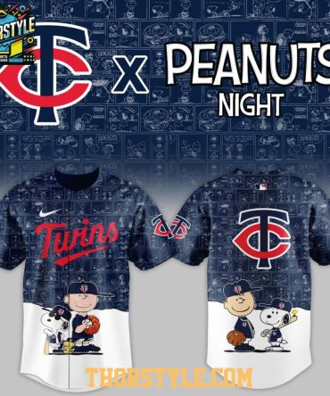 Minnesota Twins Peanuts Game Night 2026 Classic Baseball Jersey