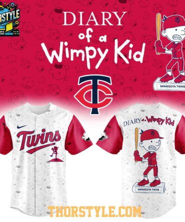 Minnesota Twins X Diary Of A Wimpy Kid Baseball Night 2026 Jersey